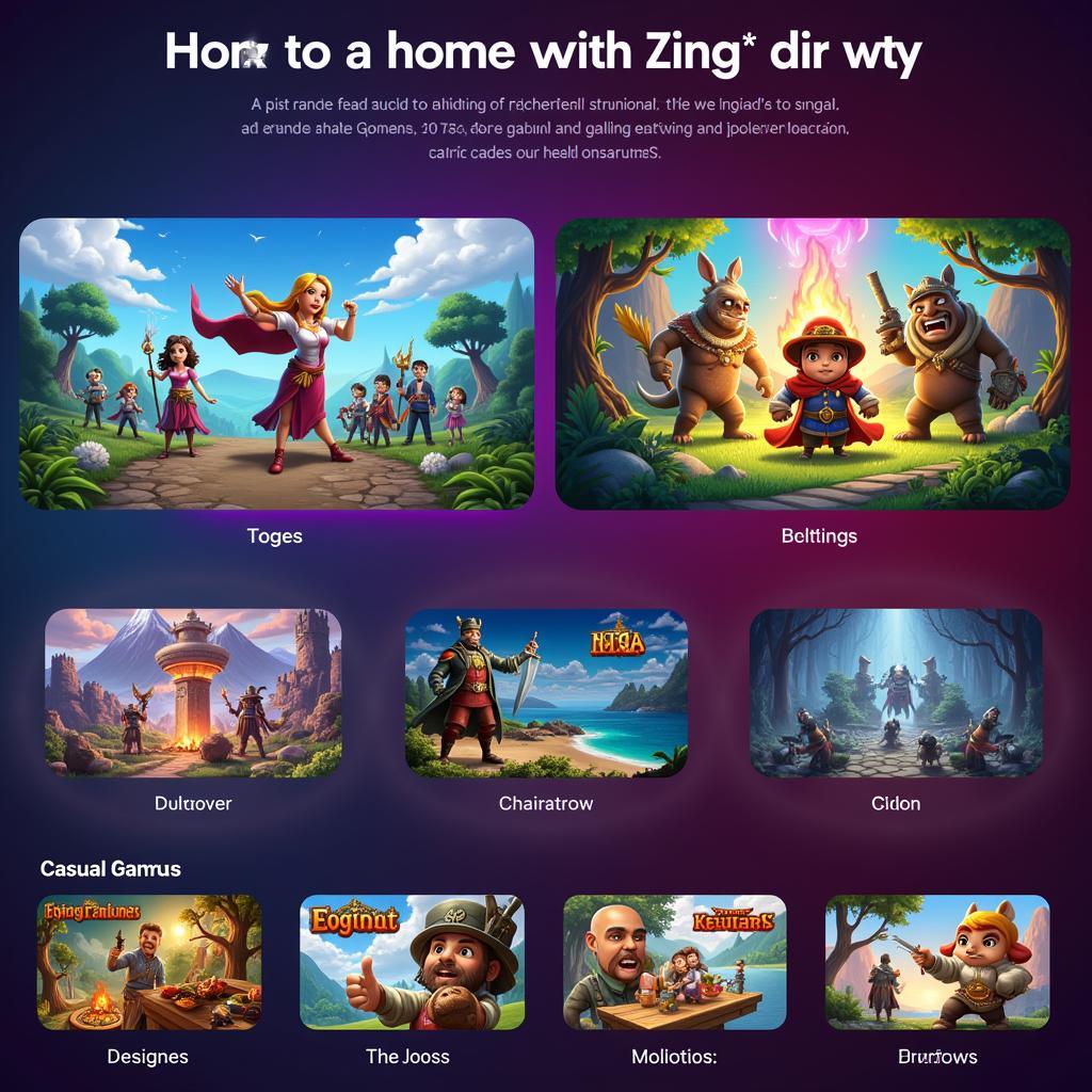 Giải trí mới cùng Zing Game