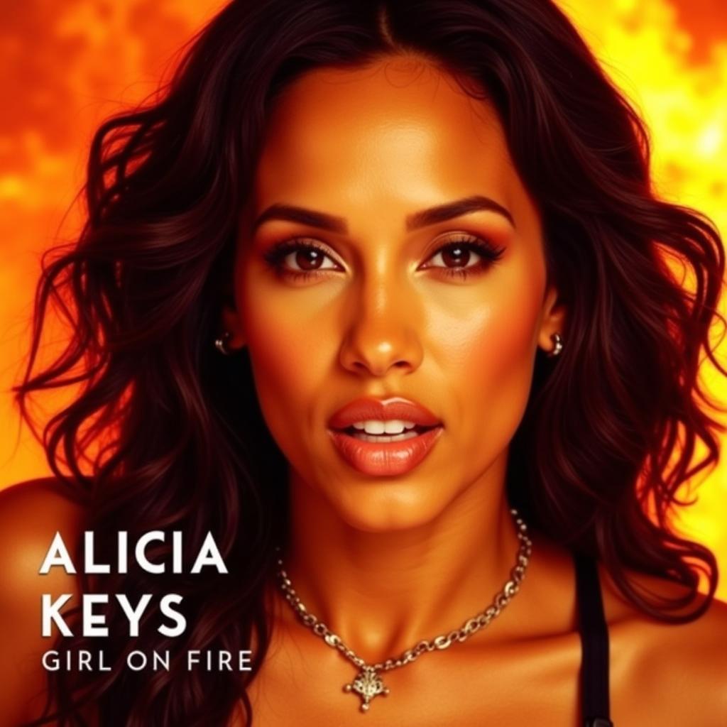 Bìa album Girl on Fire của Alicia Keys