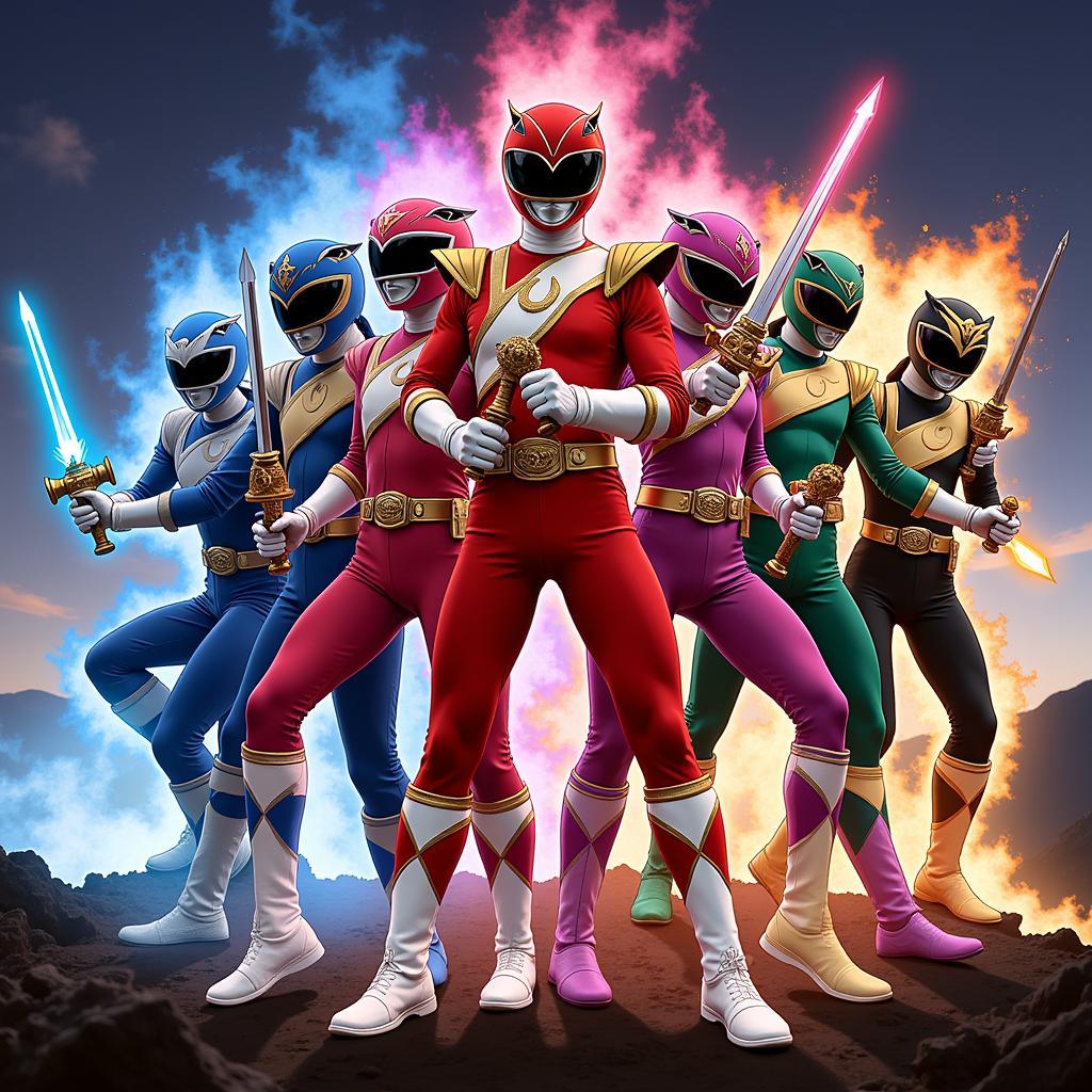 Gokaiger Sử Dụng Sức Mạnh Của Các Chiến Đội Super Sentai Khác