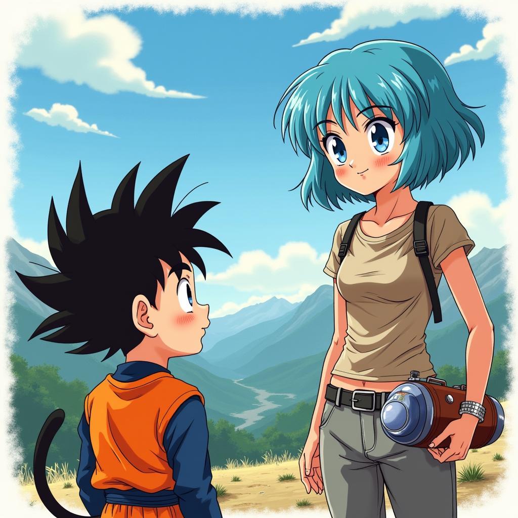 Goku gặp Bulma lần đầu