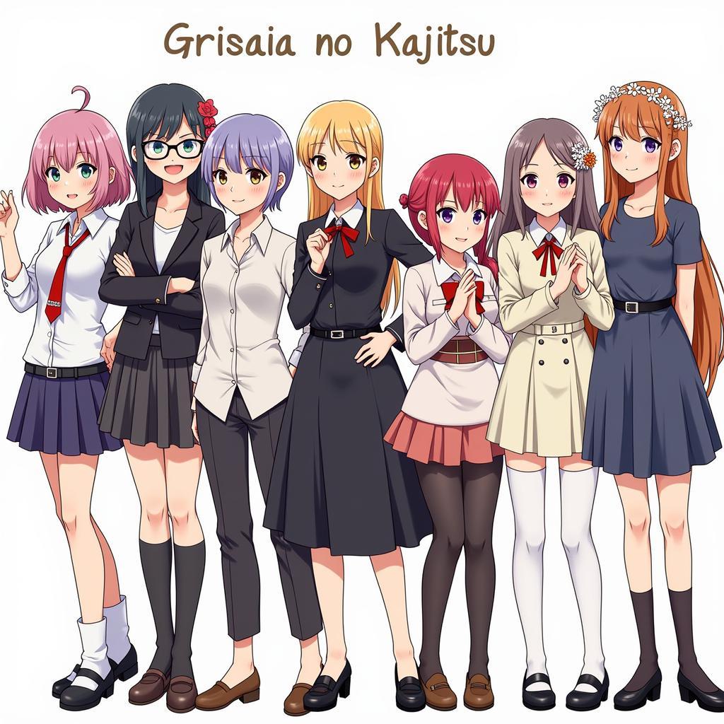 Grisaia no Kajitsu Nhân Vật Chính