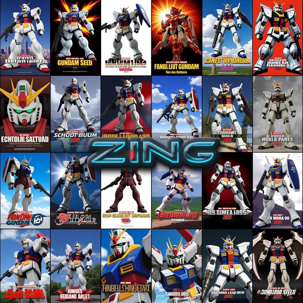 Các series Gundam nổi tiếng trên Zing