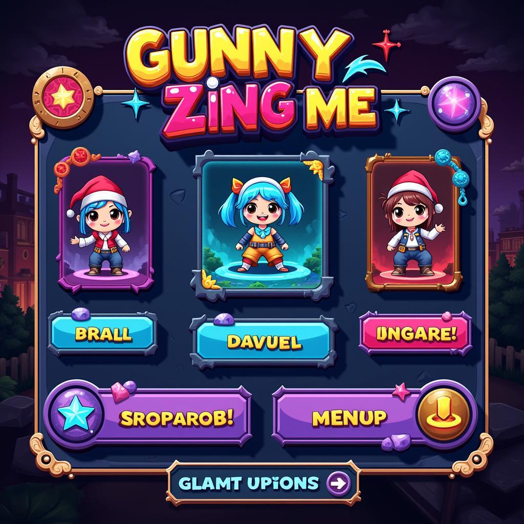 Giao diện chính Gunny Zing Me