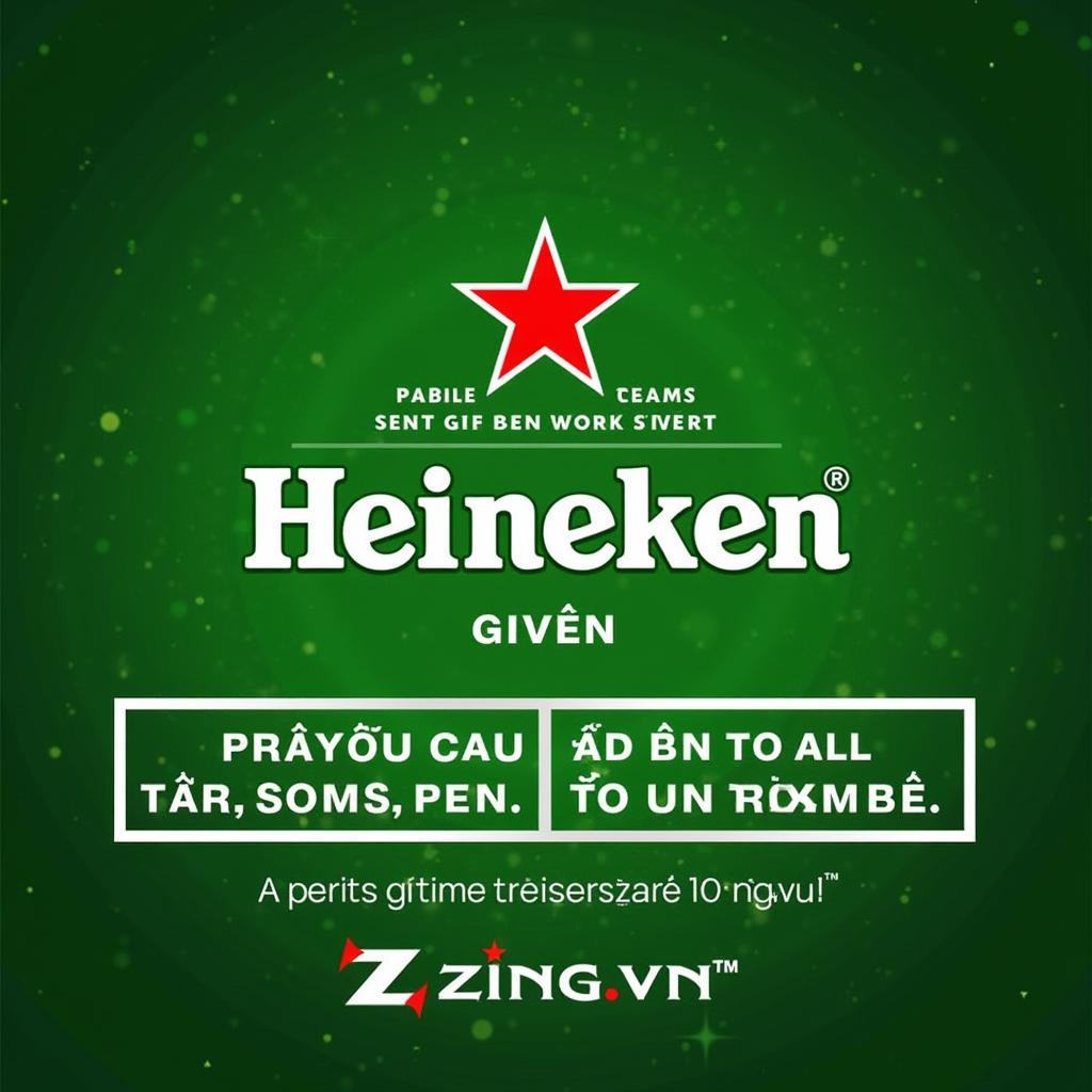 Khuyến mãi Heineken Zing.vn