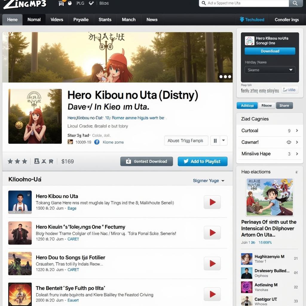 Hero Kibou no Uta trên Zing MP3