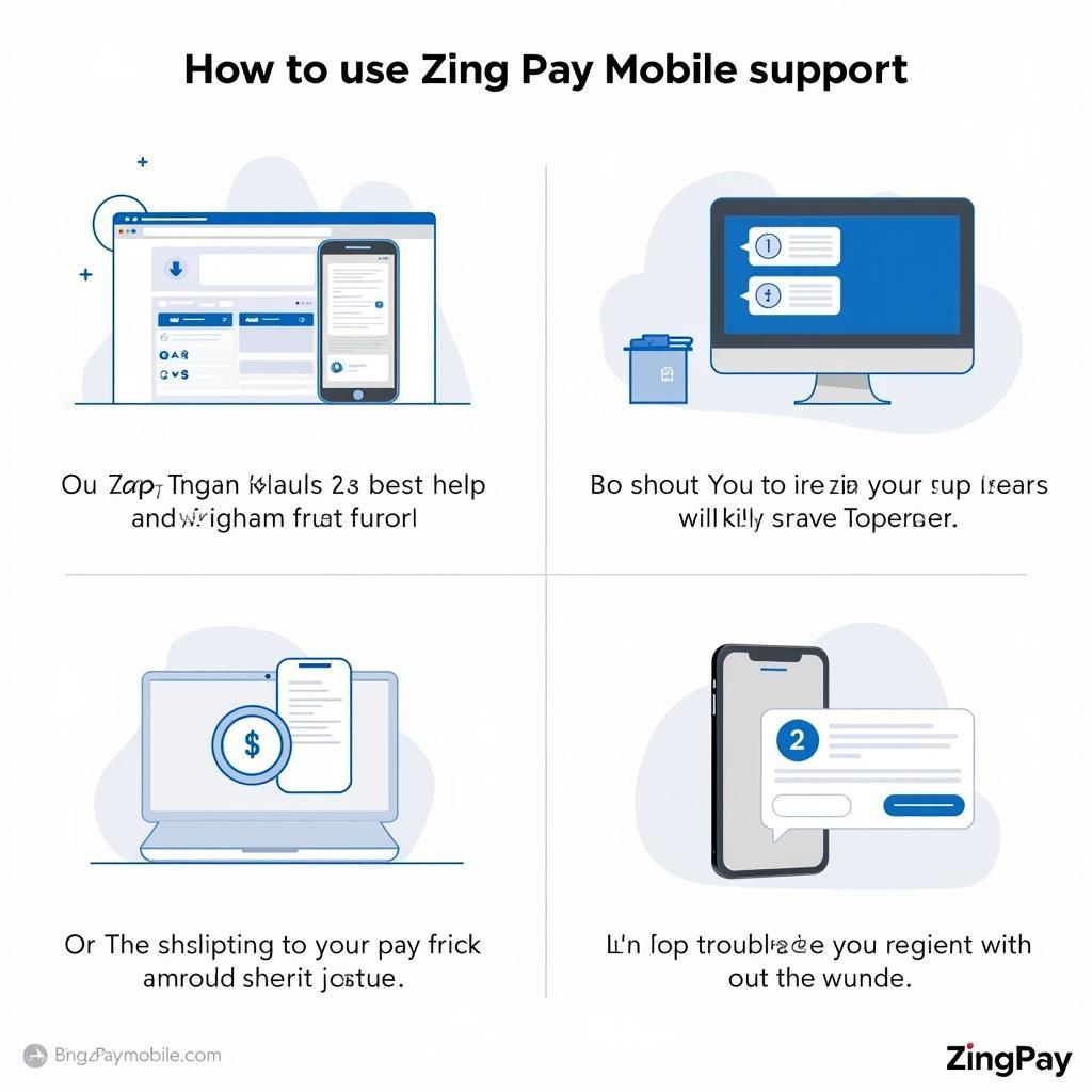 Hướng dẫn sử dụng hỗ trợ Zing Pay Mobile