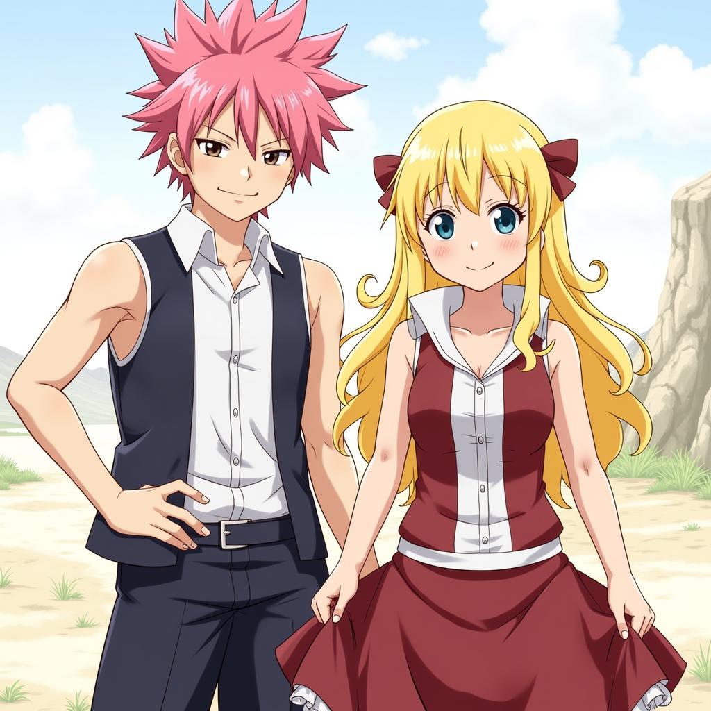 Natsu và Lucy trong Fairy Tail Phần 4: Tình Bạn Vượt Qua Mọi Thử Thách