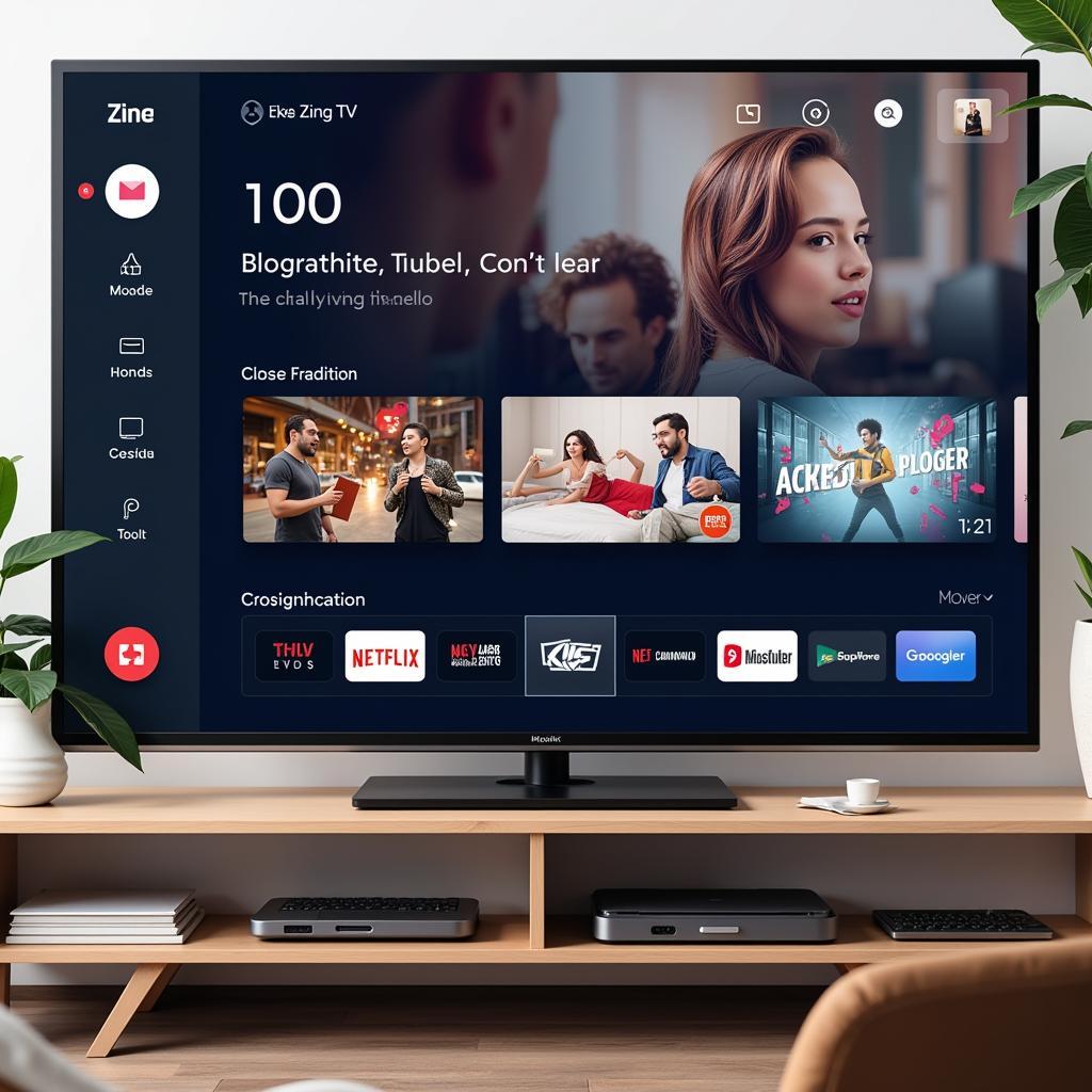 Giao diện Hozuki Zing TV