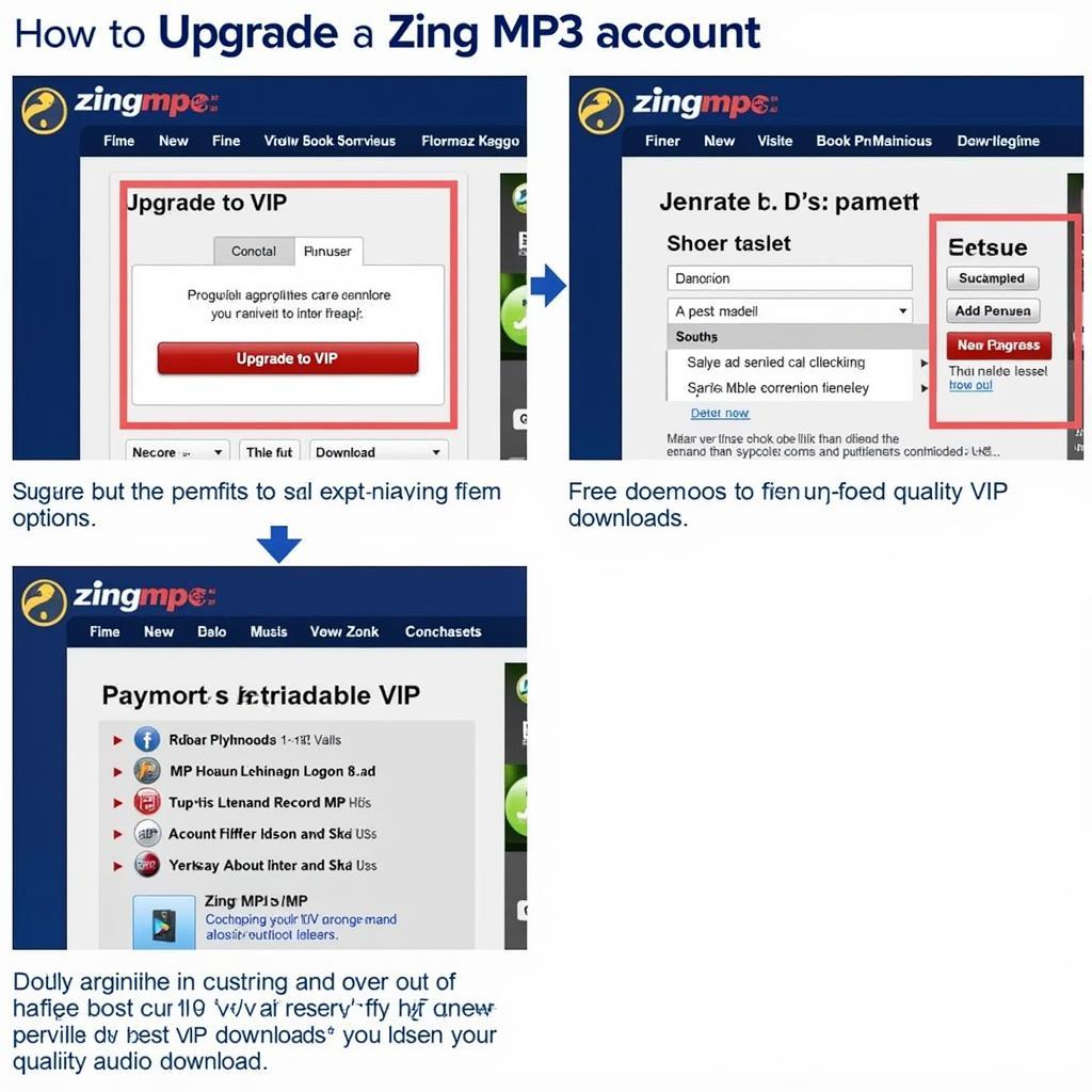 Hướng dẫn nâng cấp VIP Zing MP3