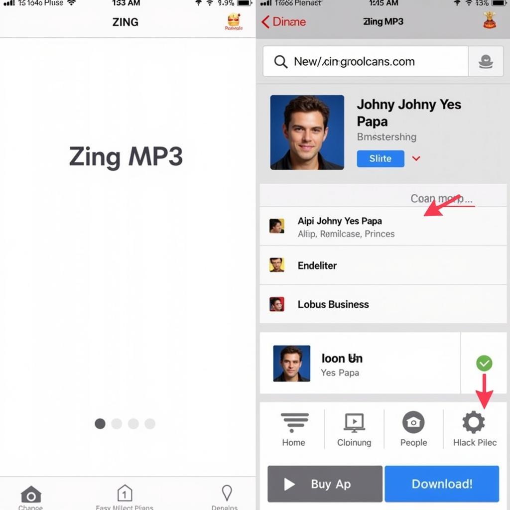 Hướng dẫn tải Johny Johny Yes Papa Zing MP3