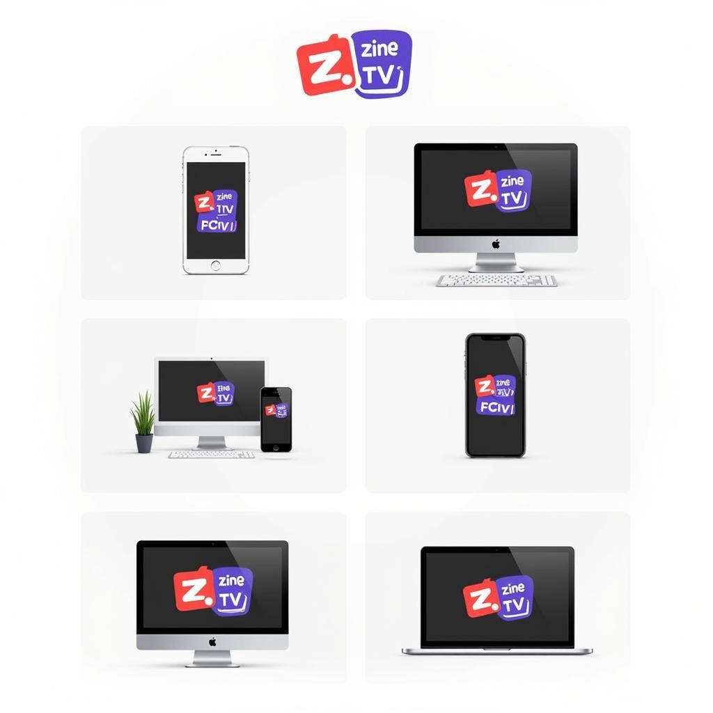 Icon Zing TV trên các nền tảng khác nhau