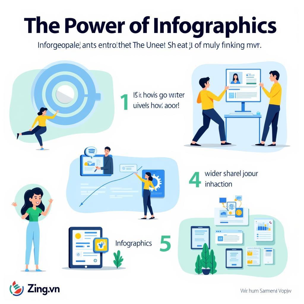 Sức mạnh truyền thông của infographic trên Zing.vn