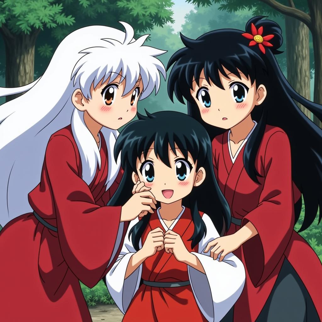 Inuyasha, Kagome, Sesshomaru trong phim Inuyasha trên Zing