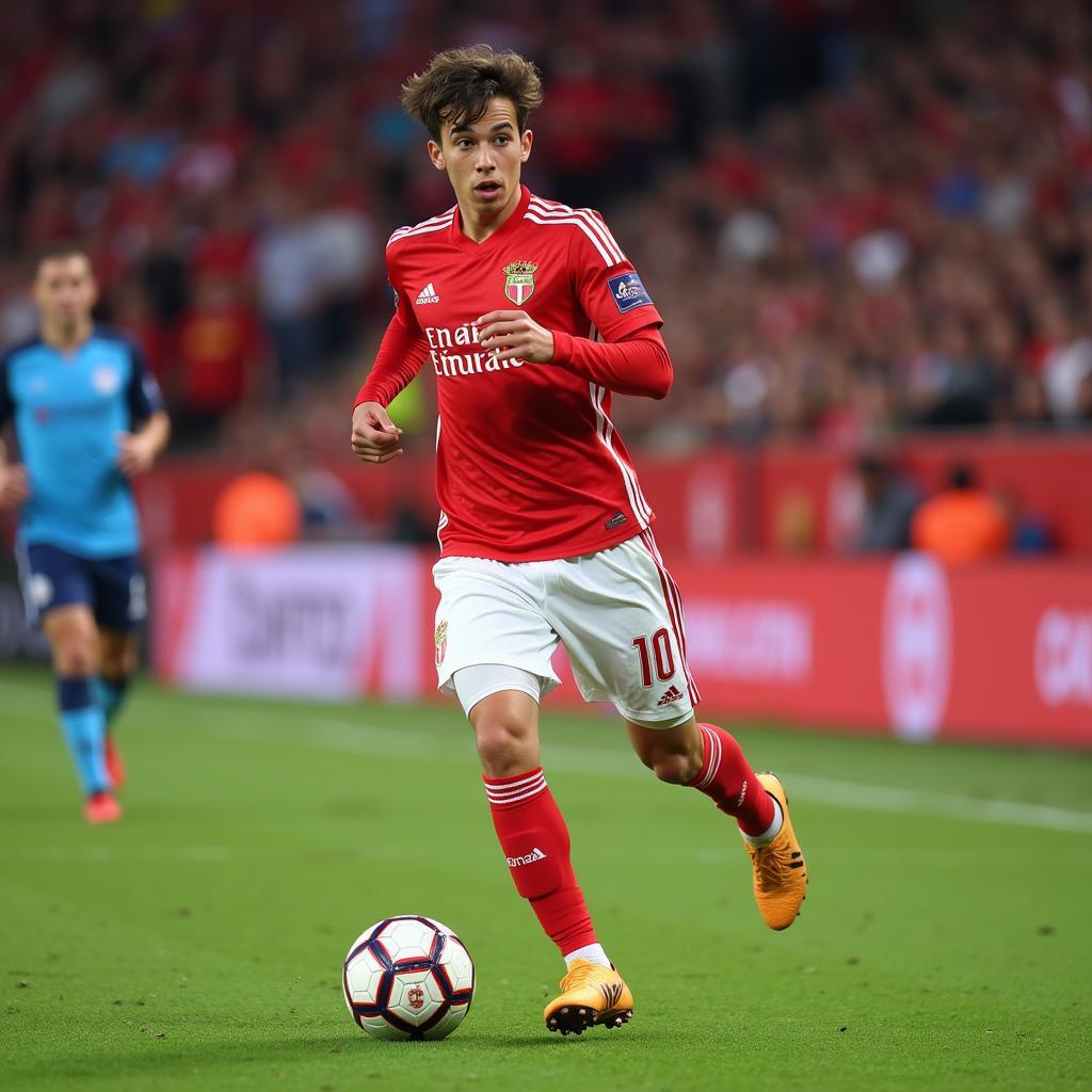 Joao Felix thời còn thi đấu cho Benfica