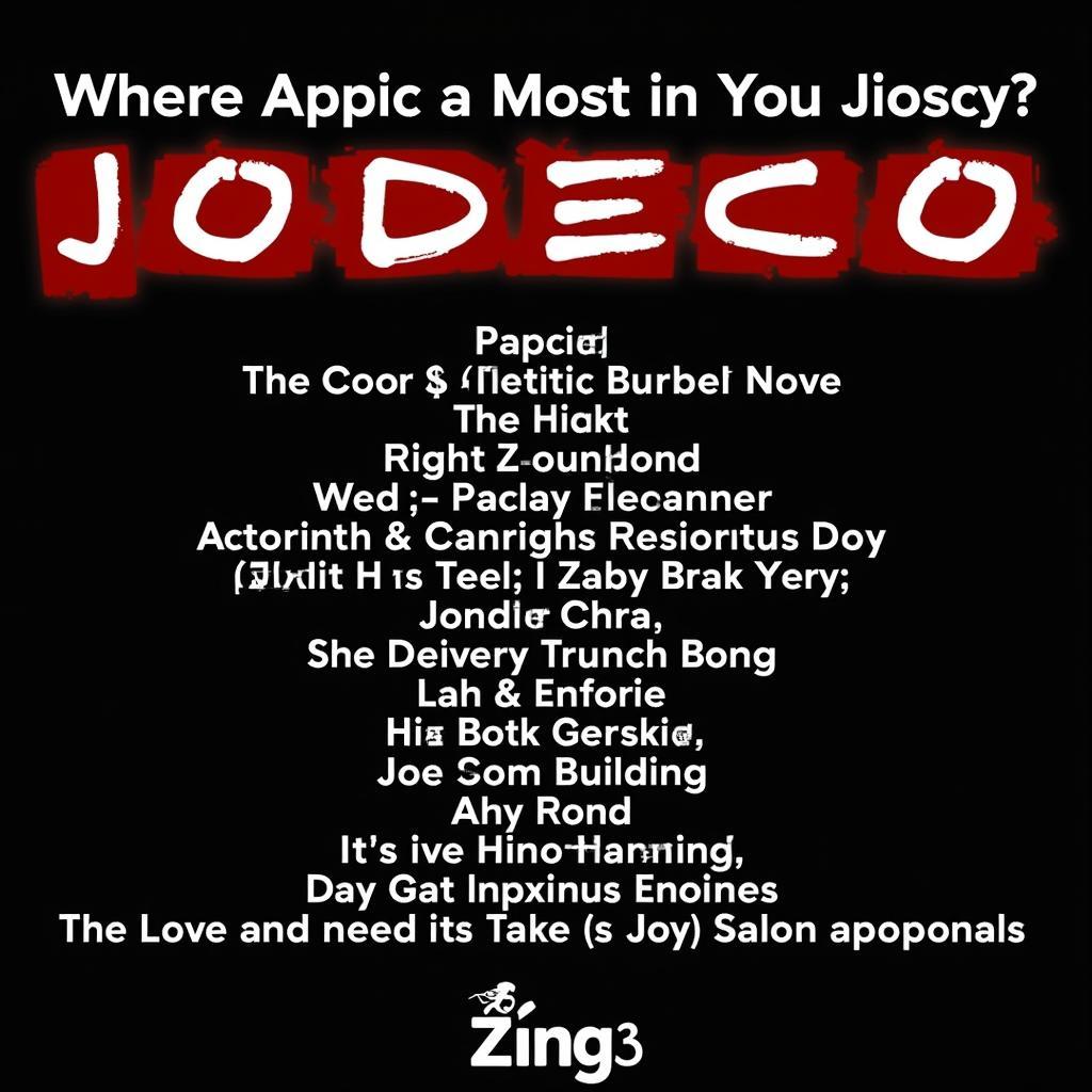 Jodeci's Timeless Hits on Zing MP3