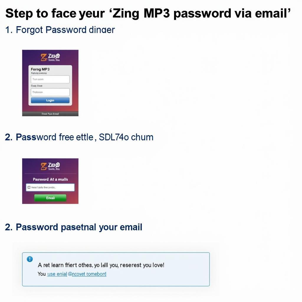 Khôi phục Mật khẩu Zing MP3 Qua Email