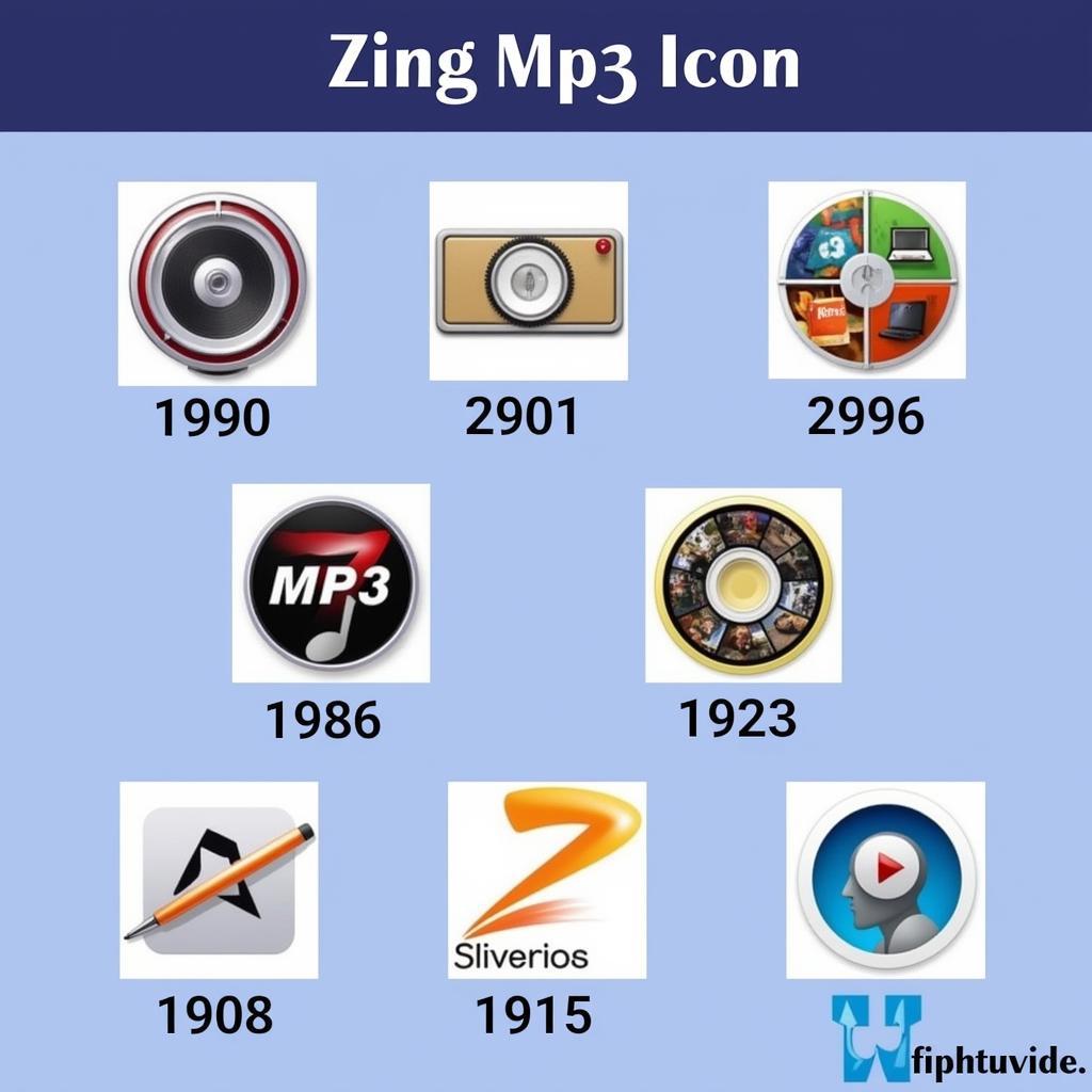 Lịch sử phát triển icon Zing MP3