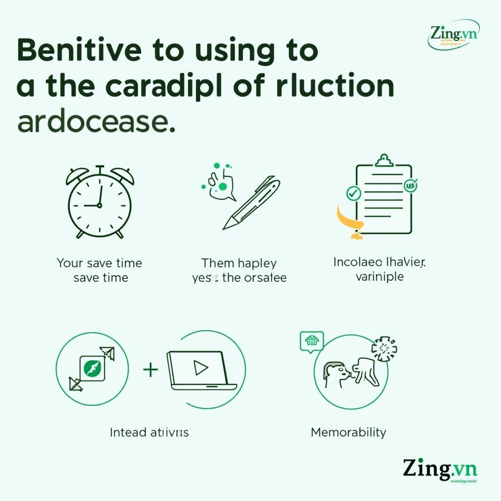 Lợi ích của việc sử dụng infographic zing.vn