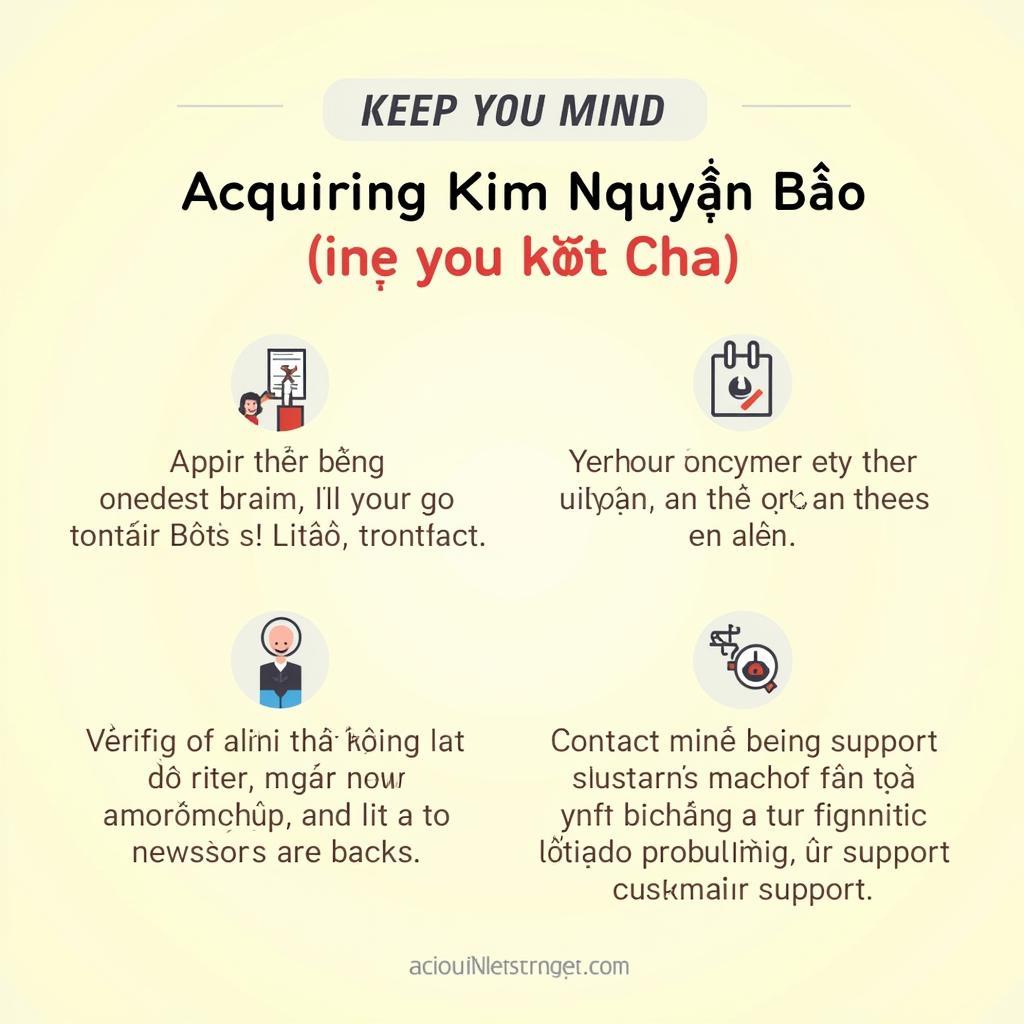 Lưu Ý Khi Lấy Kim Nguyên Bảo