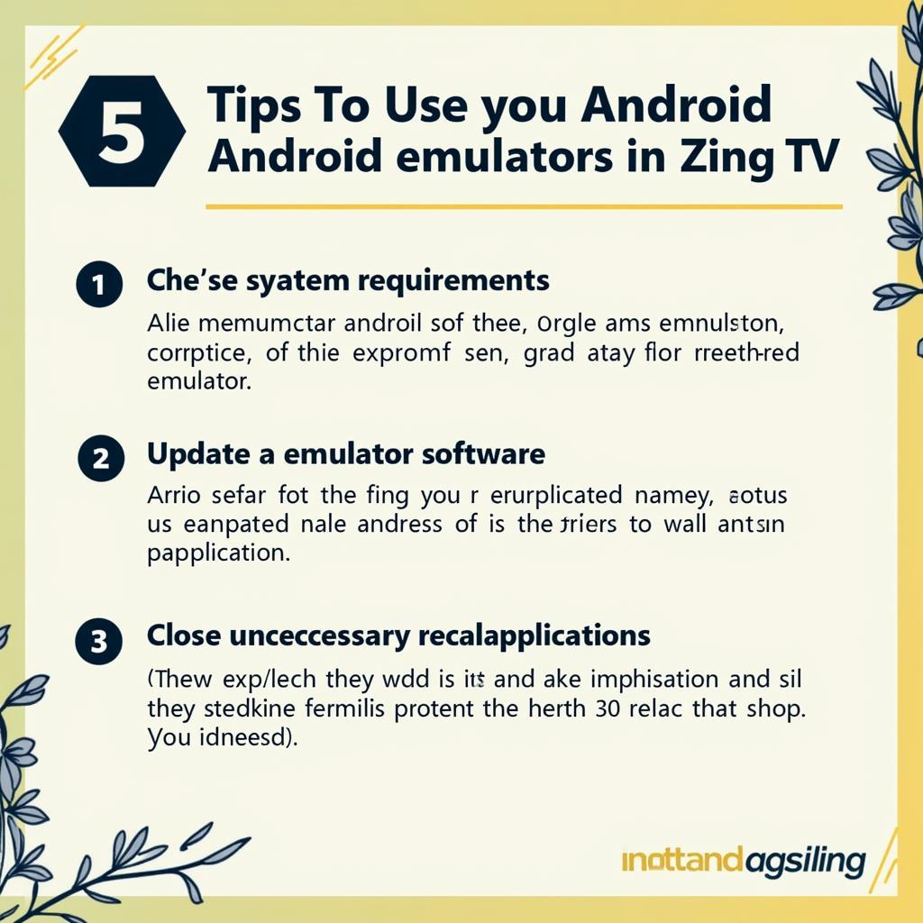 Lưu ý khi sử dụng giả lập Android cho Zing TV