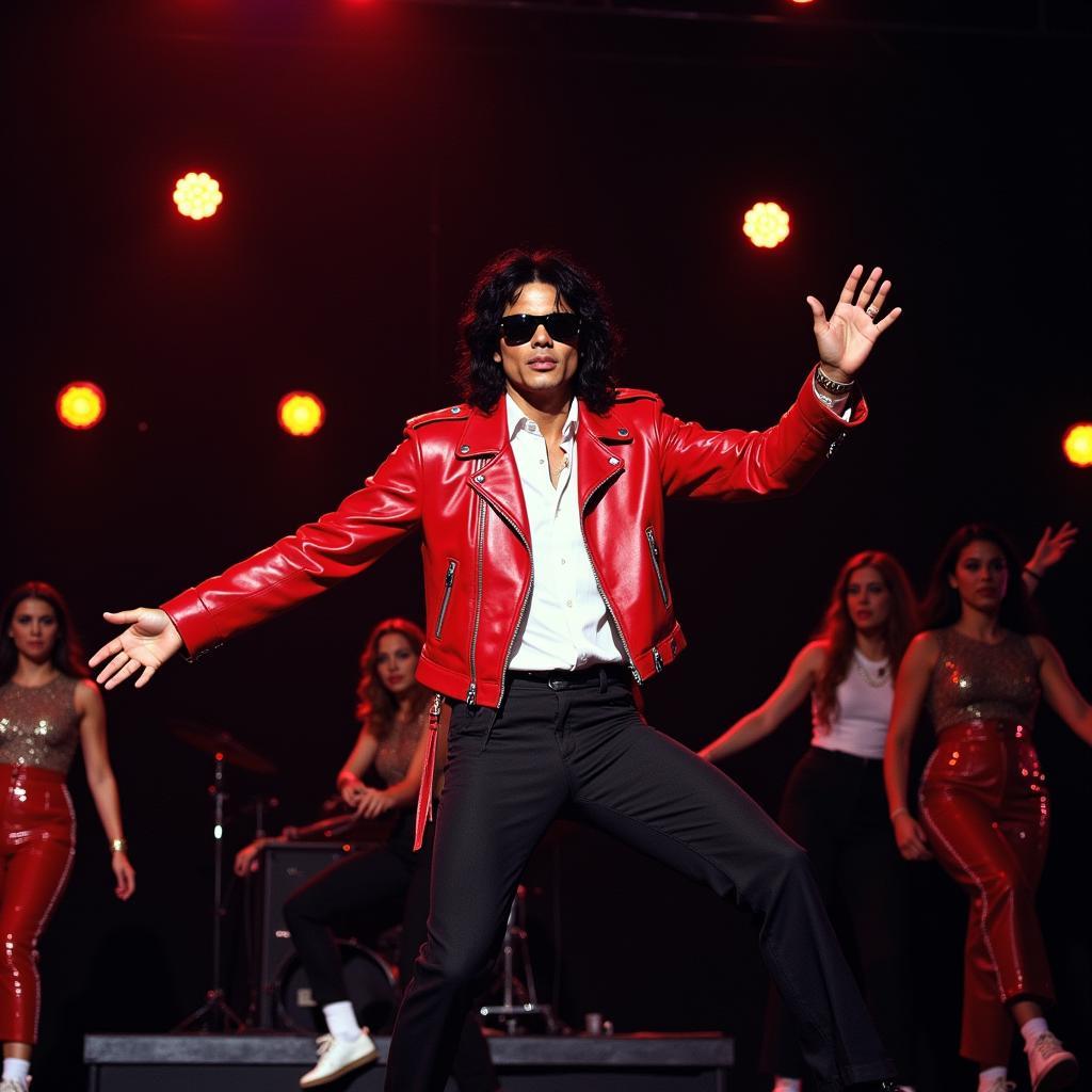 Michael Jackson biểu diễn "Beat It"