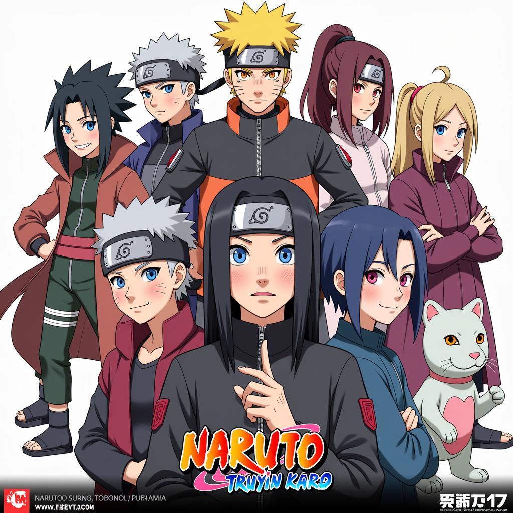 Game Naruto Truyền Kỳ Hệ Thống Nhân Vật