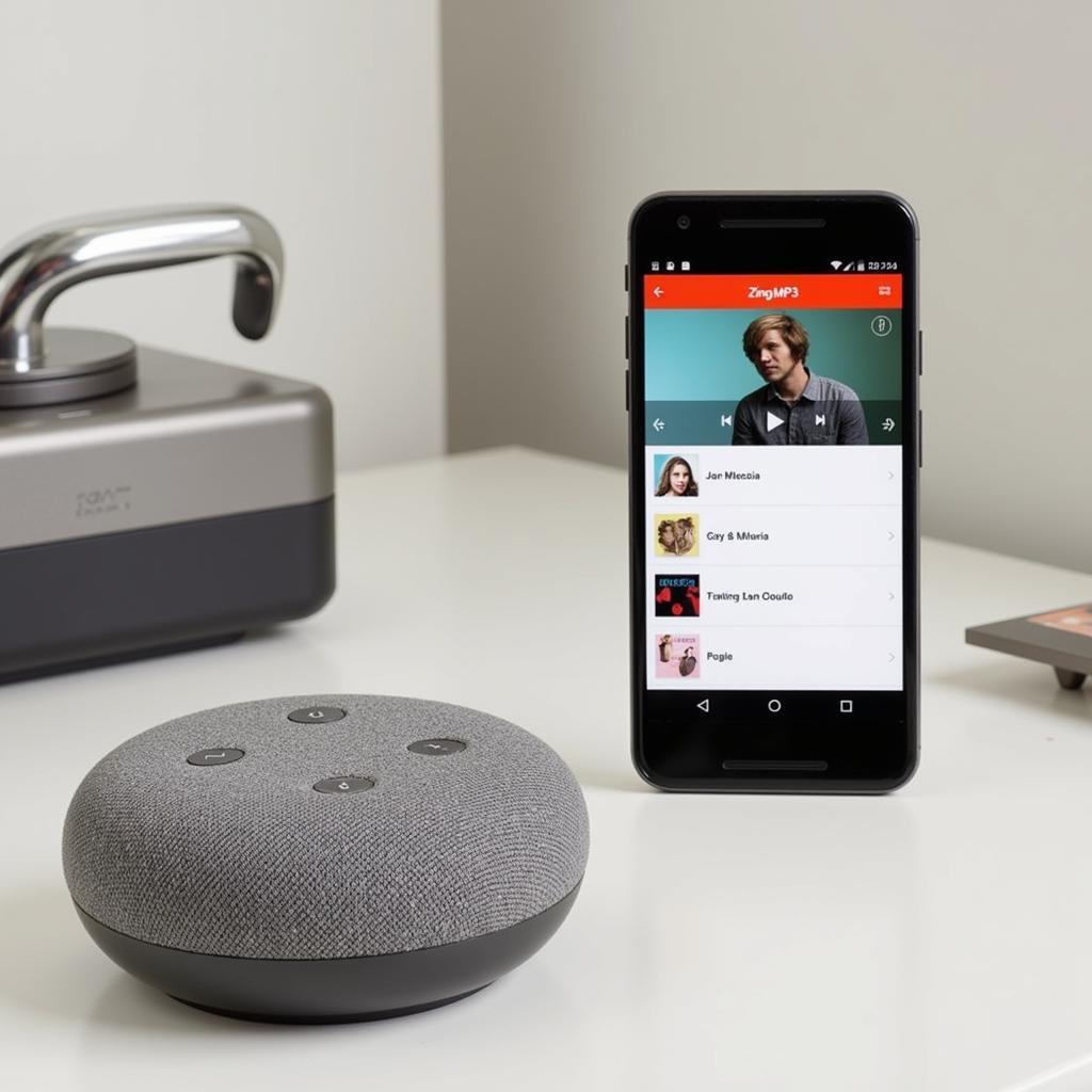 Nghe nhạc Zing MP3 trên Google Home Mini