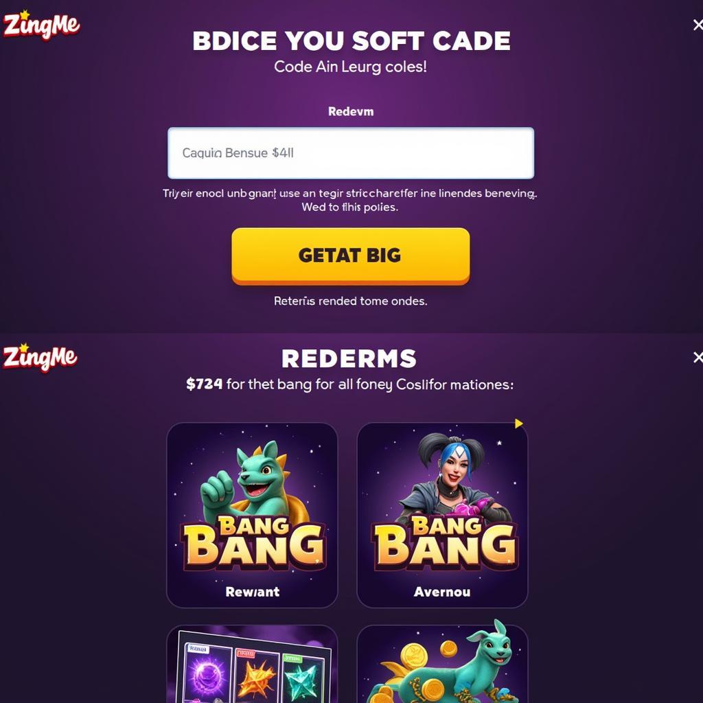 Cách nhận code Bang Bang trên Zing Me