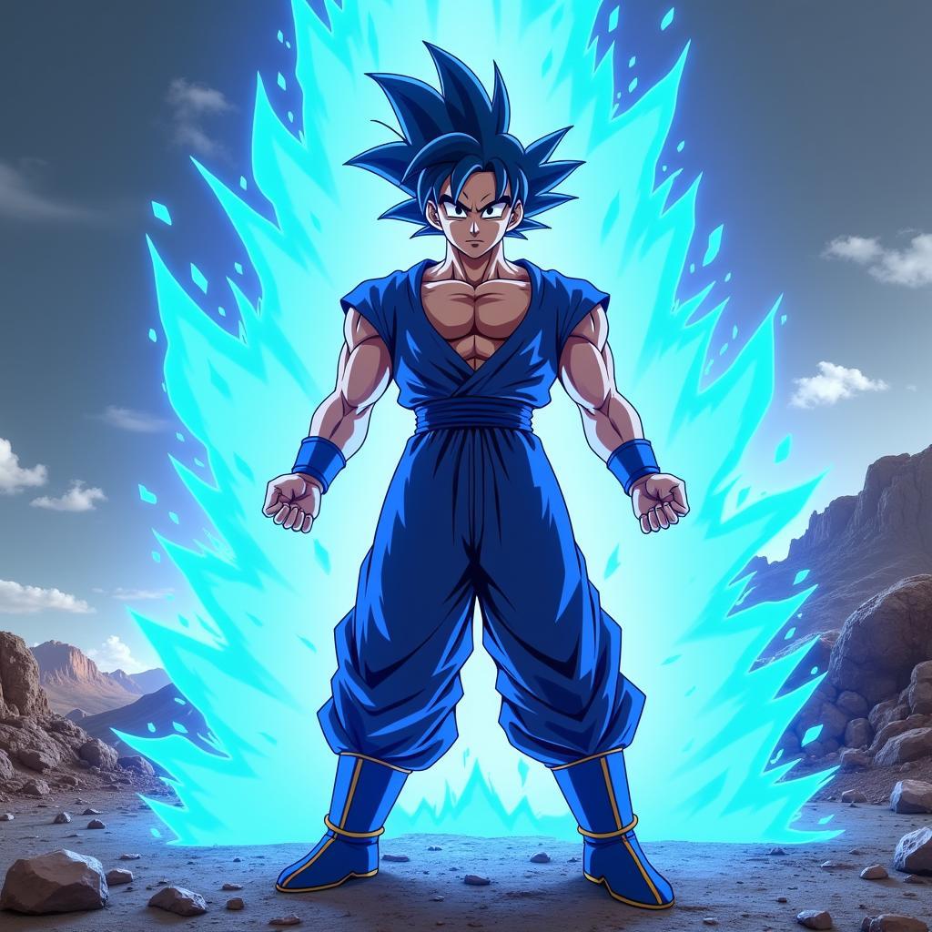 Songoku Biến Hình Super Saiyan Blue Trong Tập 58