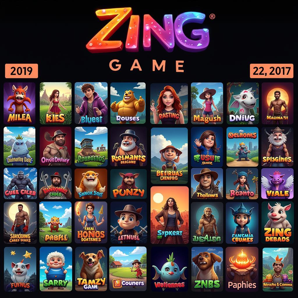 Sự đa dạng của Zing Game