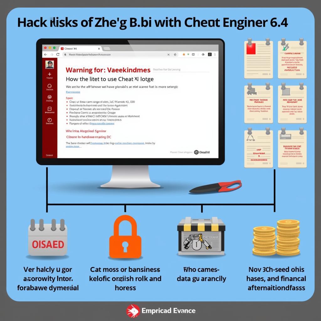 Rủi ro khi hack Zing Xu Cheat Engine 6.4