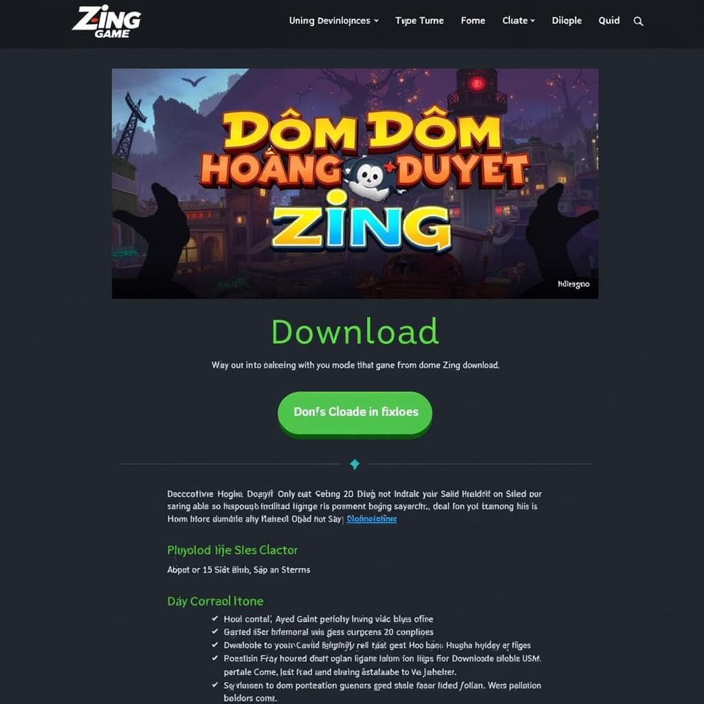 Tải game Dom Dom Hoàng Duyệt Zing