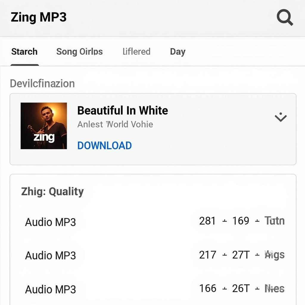 Tải Nhạc Beautiful In White Zing MP3