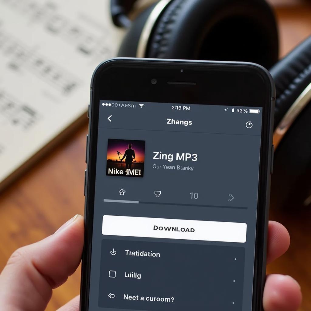 Tải nhạc Zing MP3 trên điện thoại