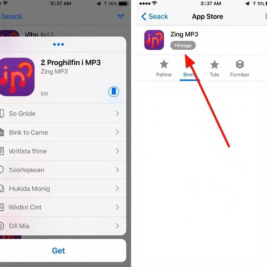 Tải nhạc Zing MP3 về iPhone từ App Store