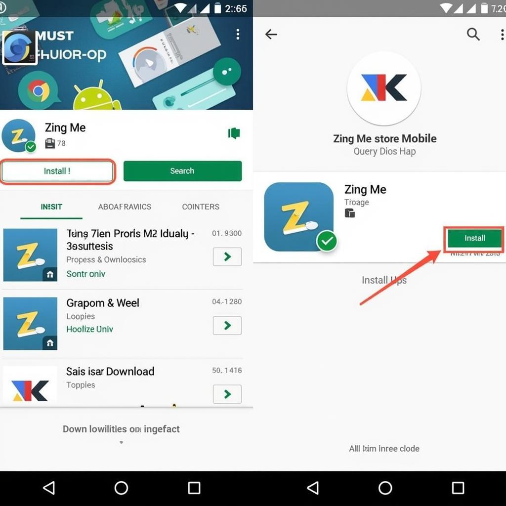 Cách tải Zing Me Mobile trên Android
