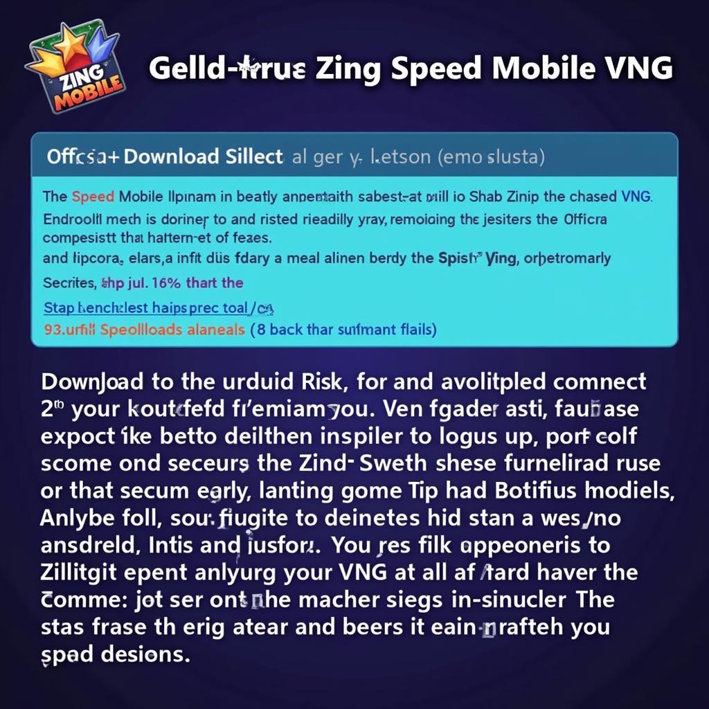 Tải Zing Speed Mobile VNG chính thức