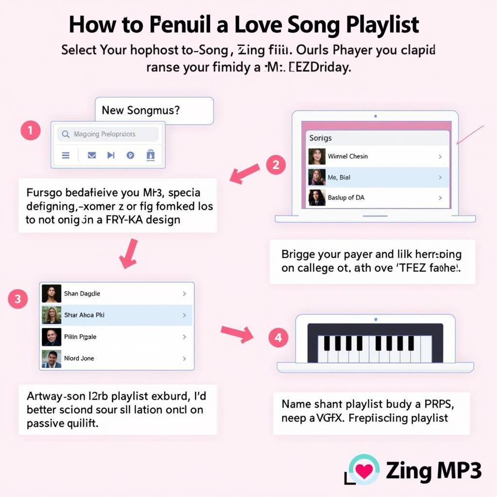 Tạo playlist tình yêu trên Zing MP3