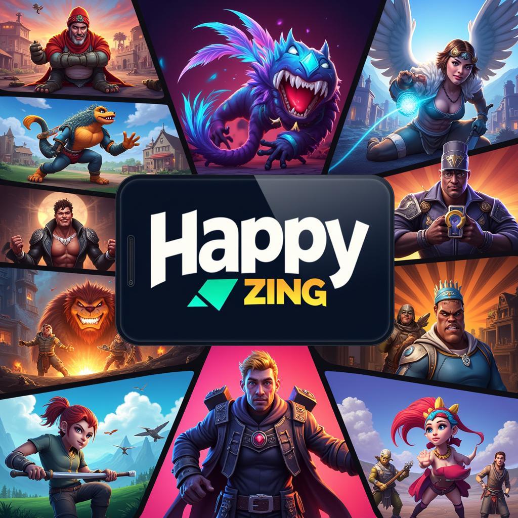 Thế giới game đa dạng Happy Zing