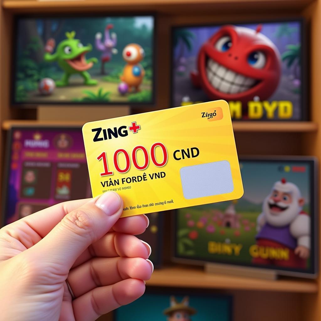 Thẻ Zing 100k nạp game