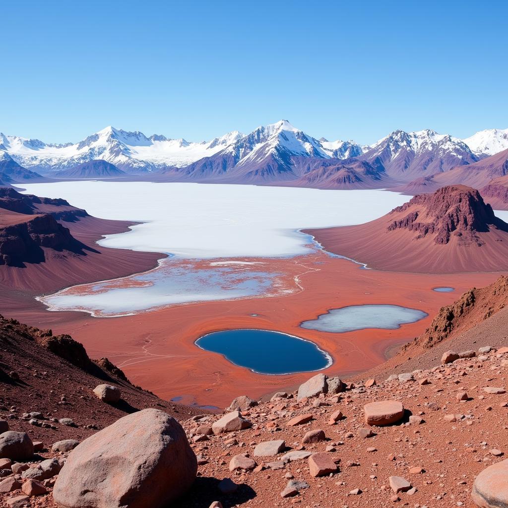 Thung lũng Khô McMurdo: Bề mặt giống sao Hỏa, lạnh giá và khô cằn