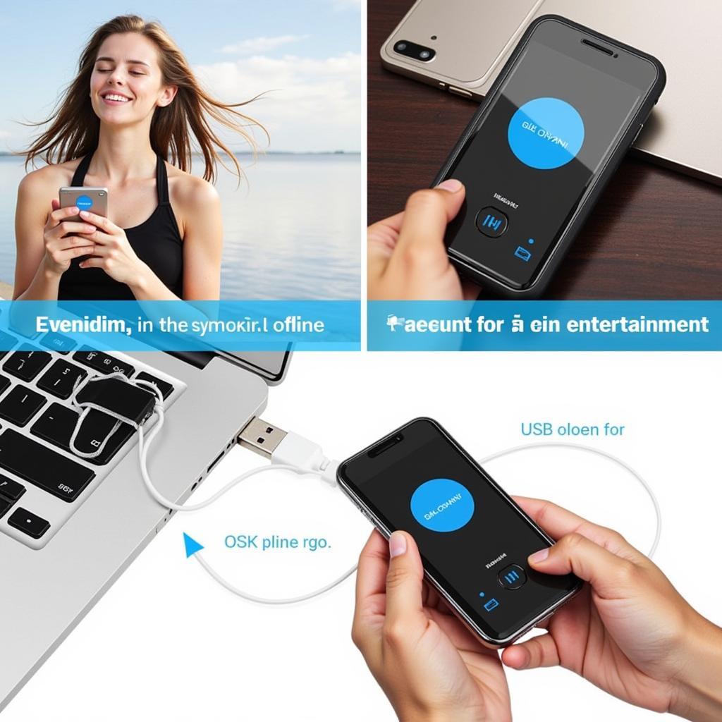 Thưởng thức nhạc offline trên USB