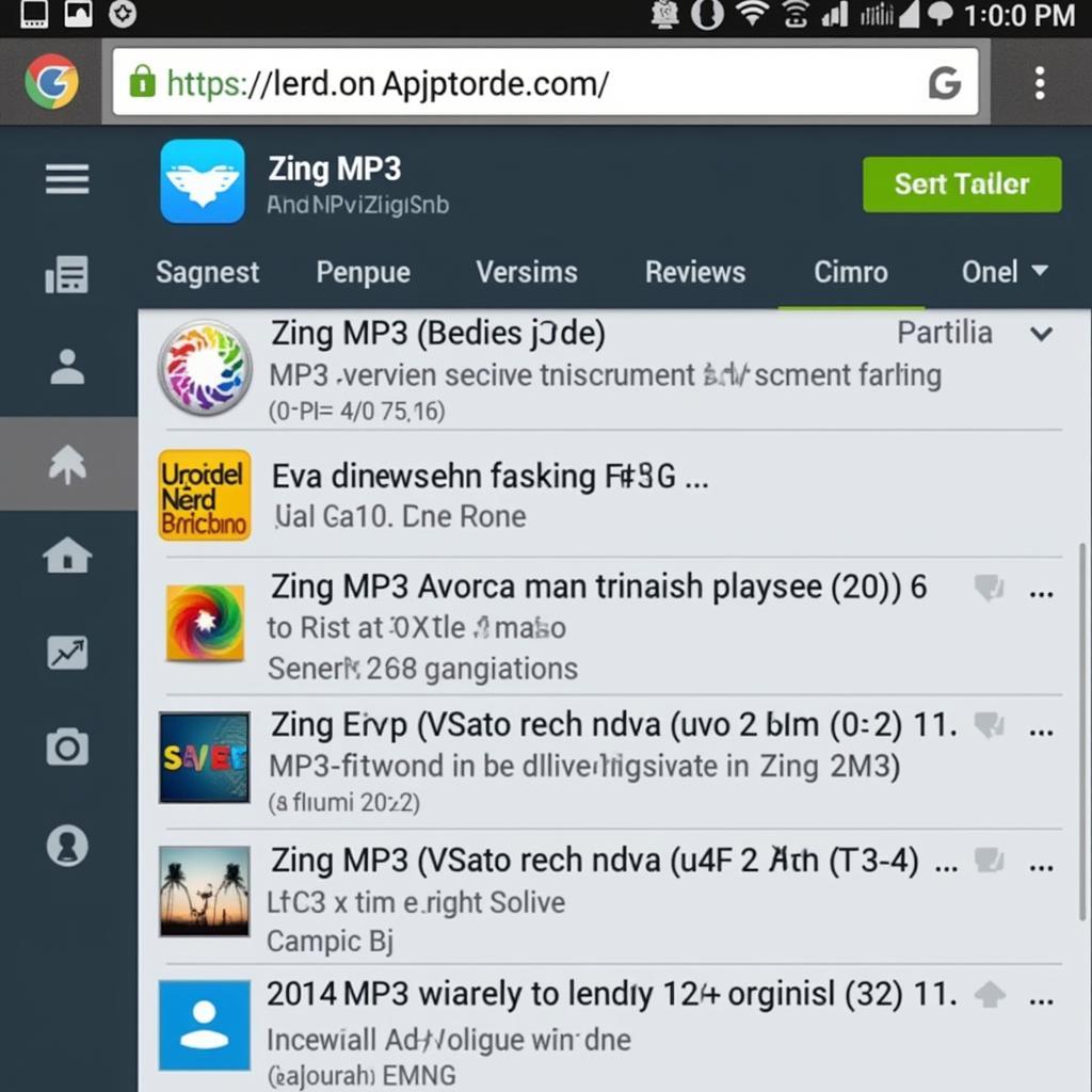 Tìm hiểu các phiên bản Zing MP3 trên Aptoide