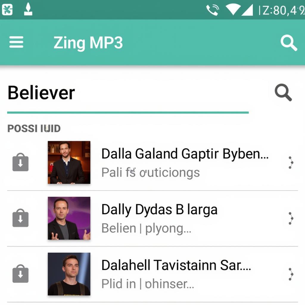 Tìm kiếm bài hát Believer trên Zing MP3