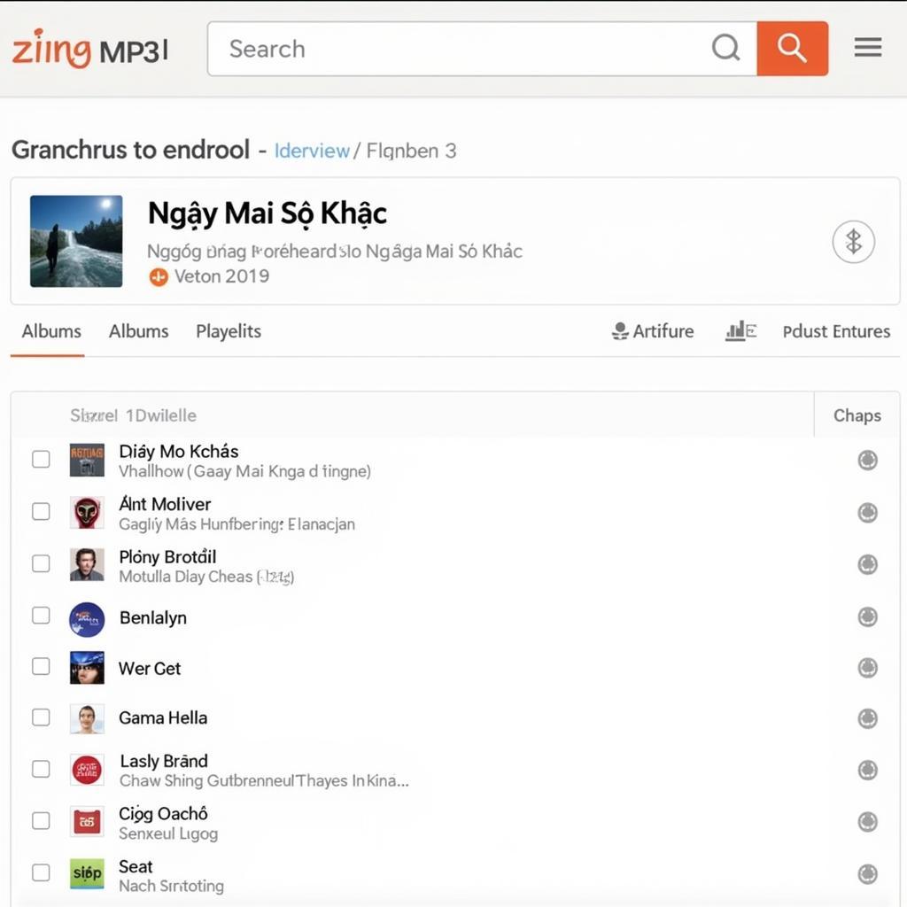 Tìm kiếm bài hát "Ngày Mai Sẽ Khác" trên Zing MP3