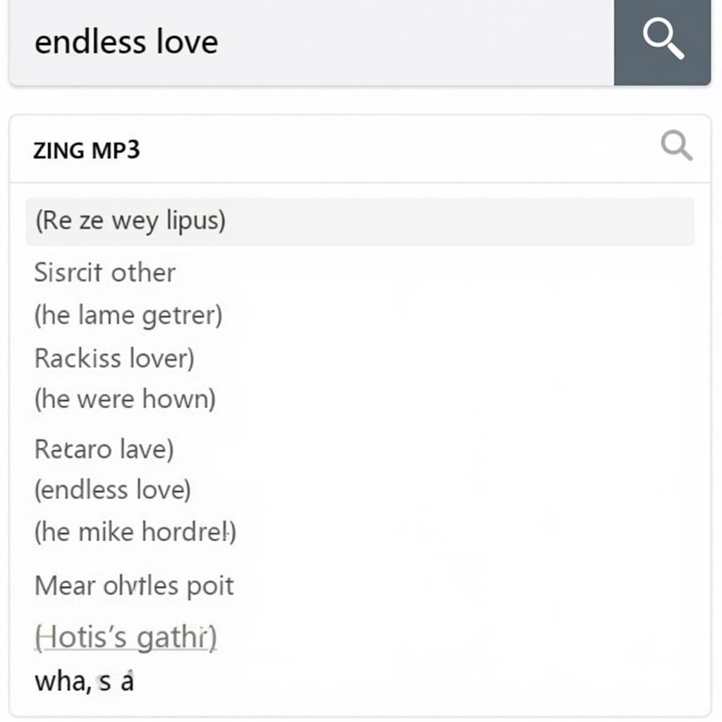 Tìm kiếm Endless Love trên Zing MP3