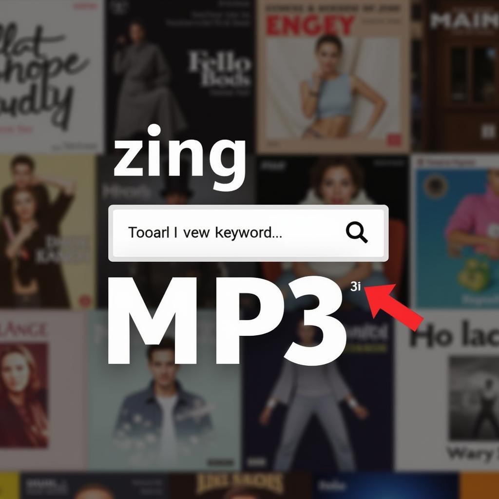 Tìm kiếm file nhạc trên Zing MP3