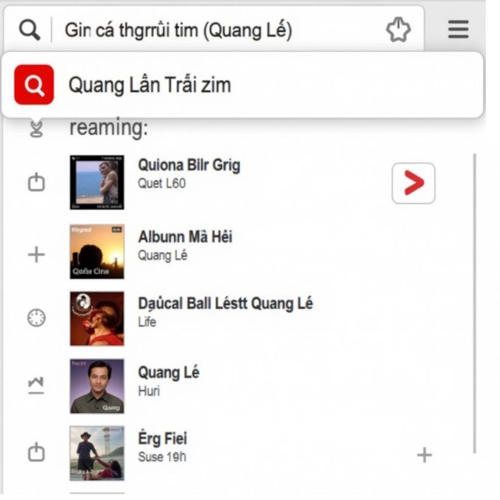 Tìm kiếm "Gõ cửa trái tim Quang Lê" trên Zing MP3