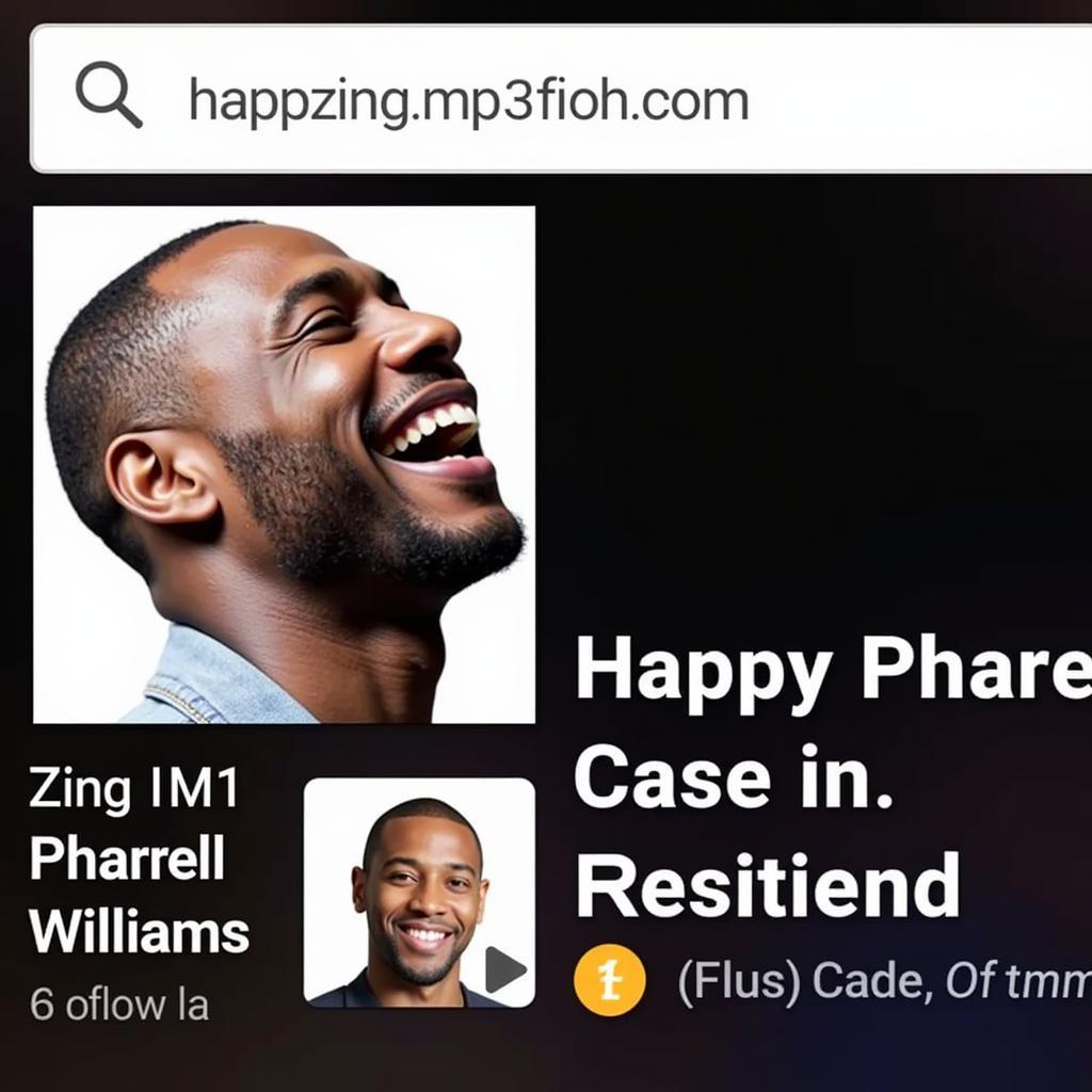 Tìm kiếm "Happy" Pharrell Williams trên Zing MP3