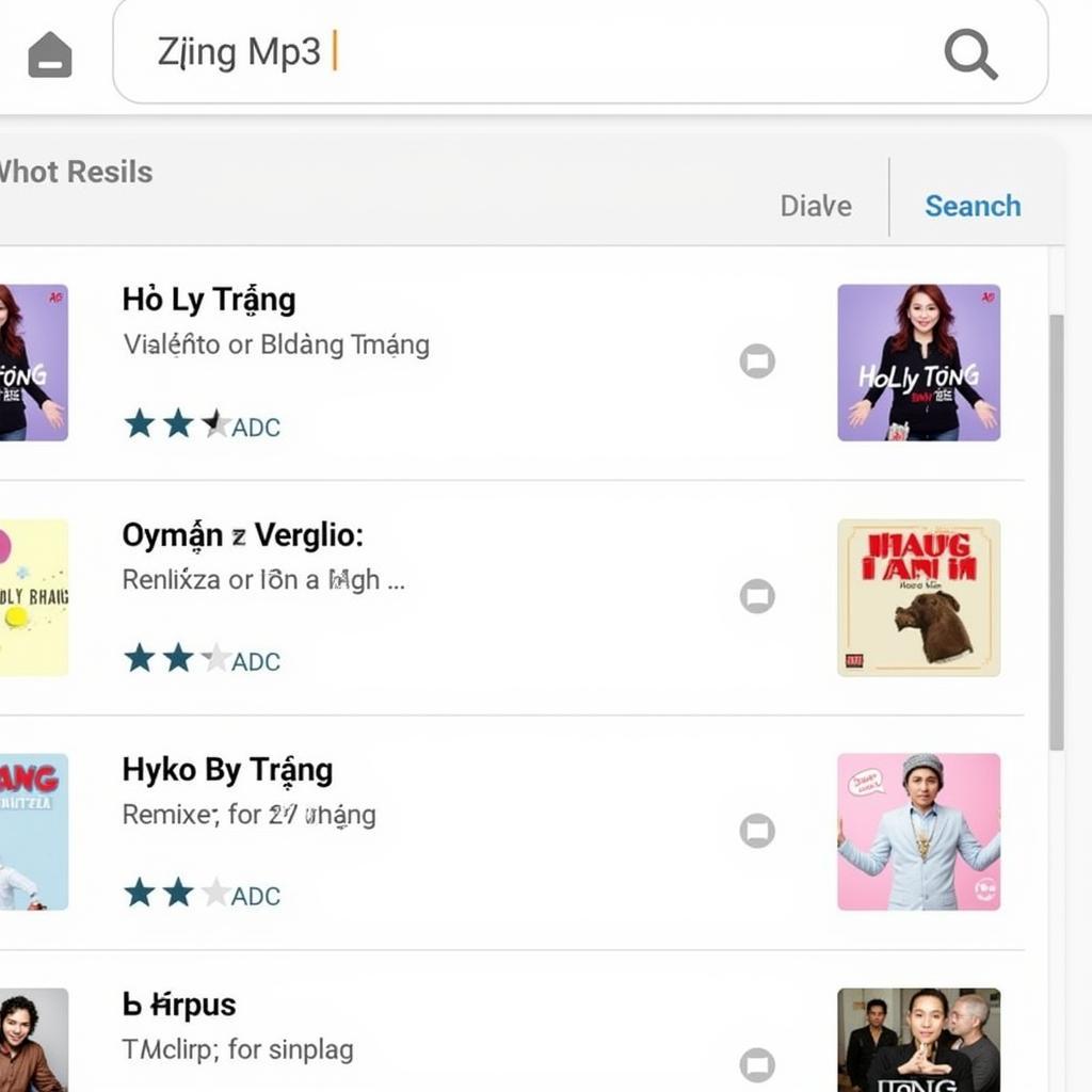 Tìm kiếm Hồ Ly Trắng trên Zing MP3